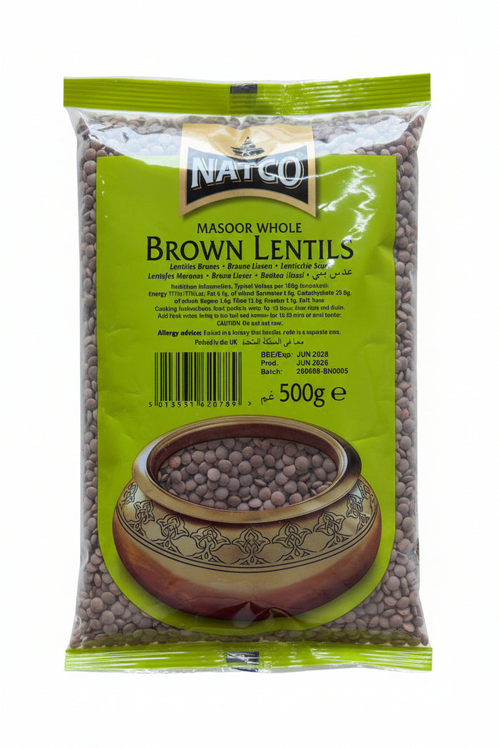 Natco Brown Lentils 500g