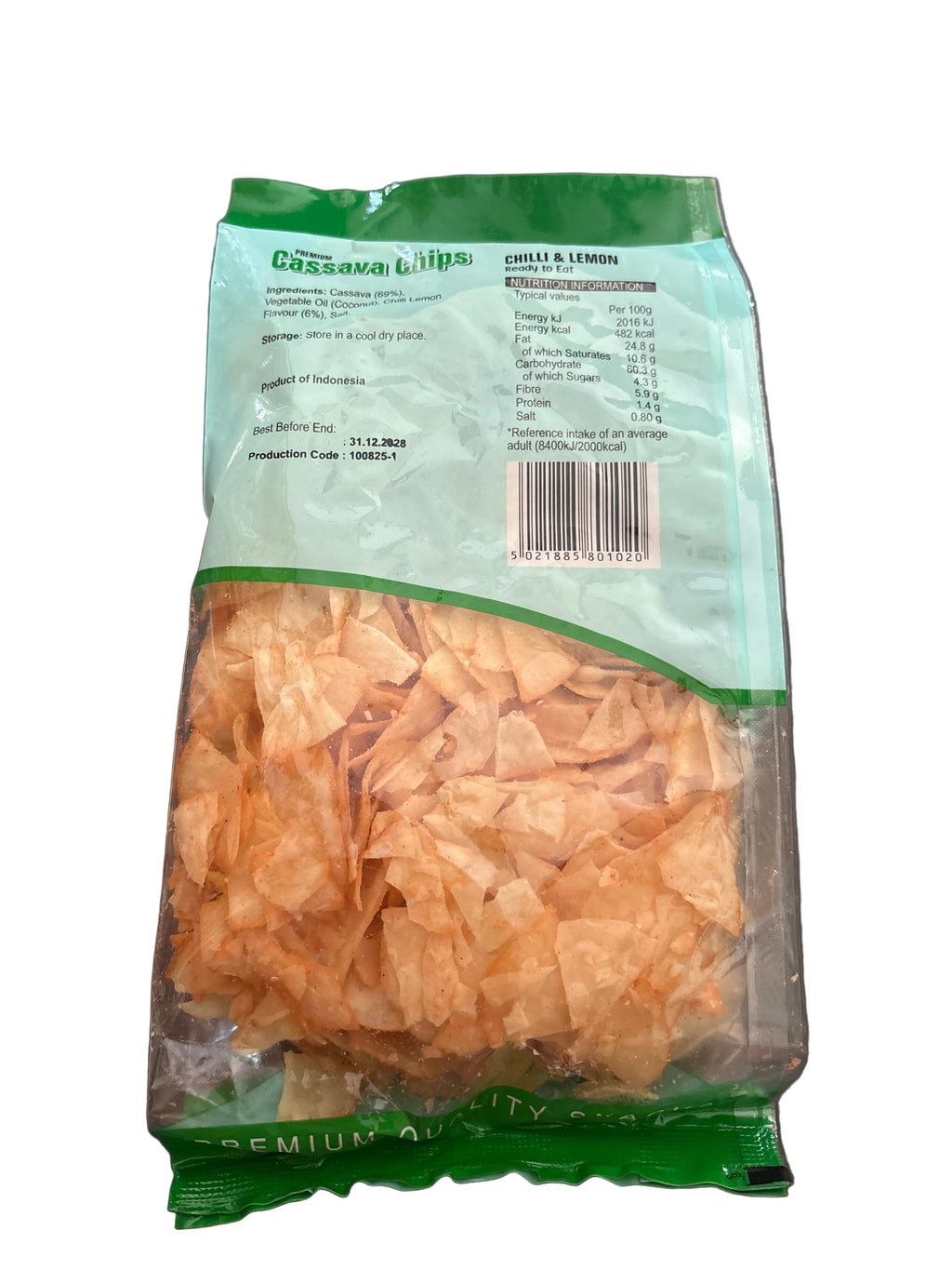 Purvi Cassava Chips Chilli & Lemon 200g