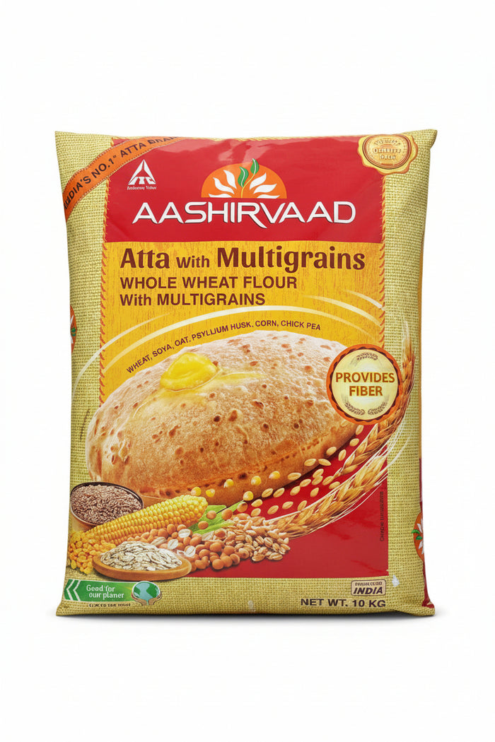 Aashirvaad Whole Wheat Multigrain Atta 10kg
