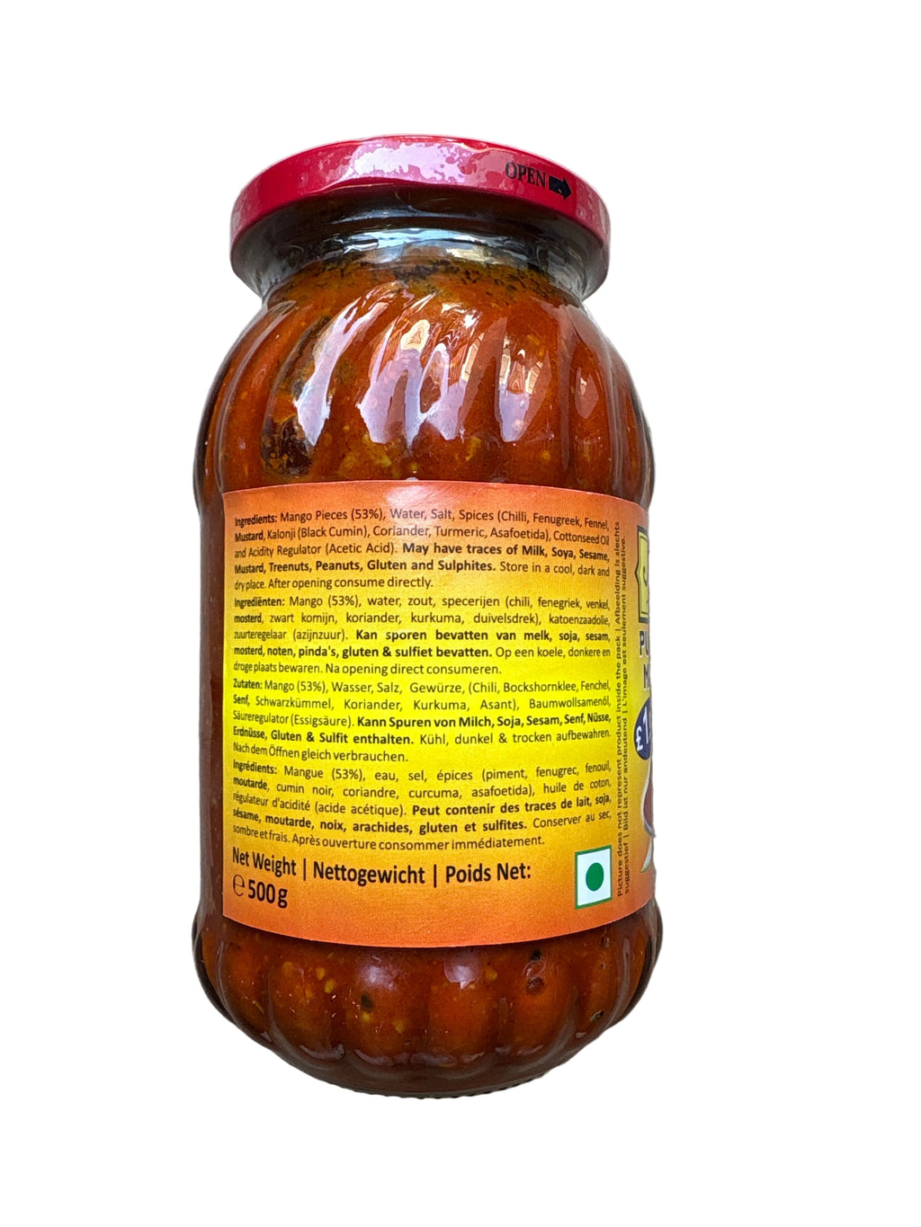 Mothers Pickle Punjabi Teekha Mango 500g