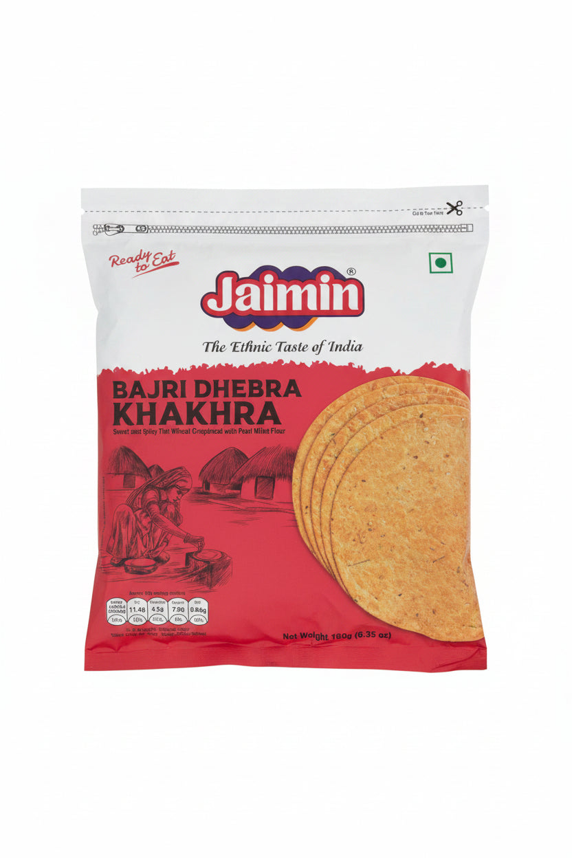 Jaimin Bajri Dhebra Khakhra 180g