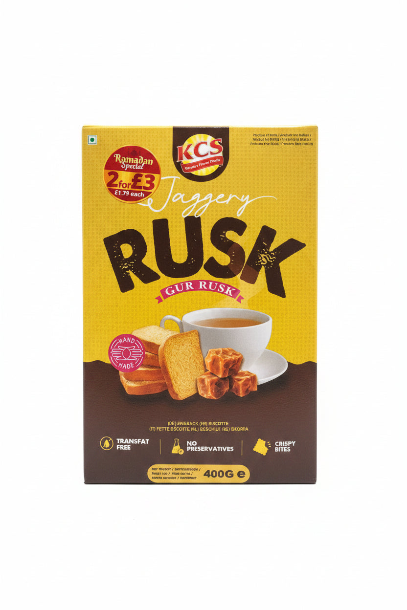 KCS Gur Jaggery Rusk 400g