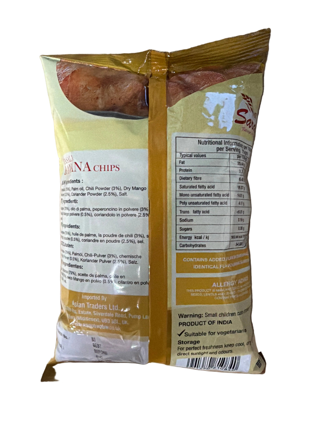 Saras Banana Chips Masala 150g