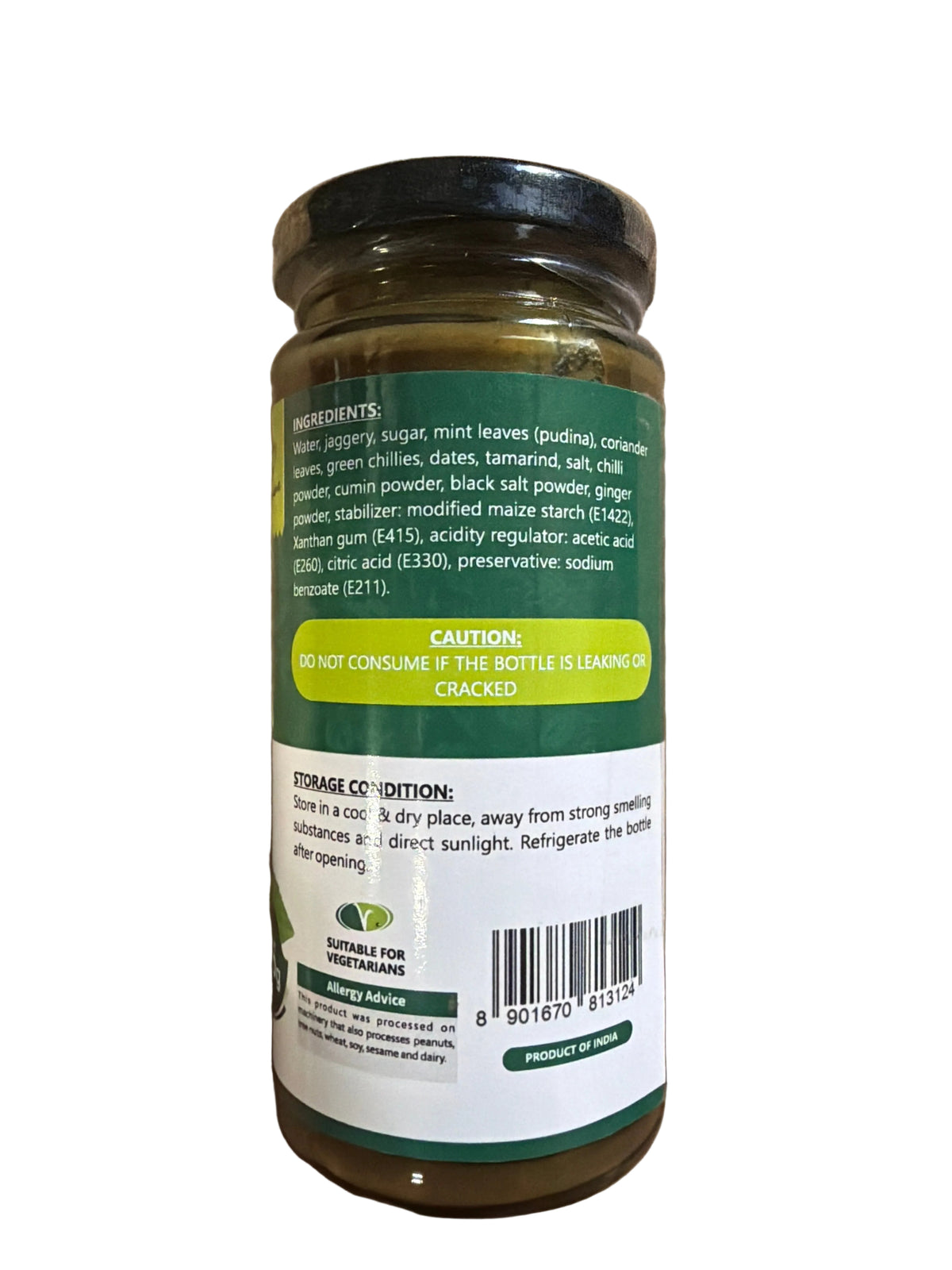 Saras Chutney Tangy Pudina 270g