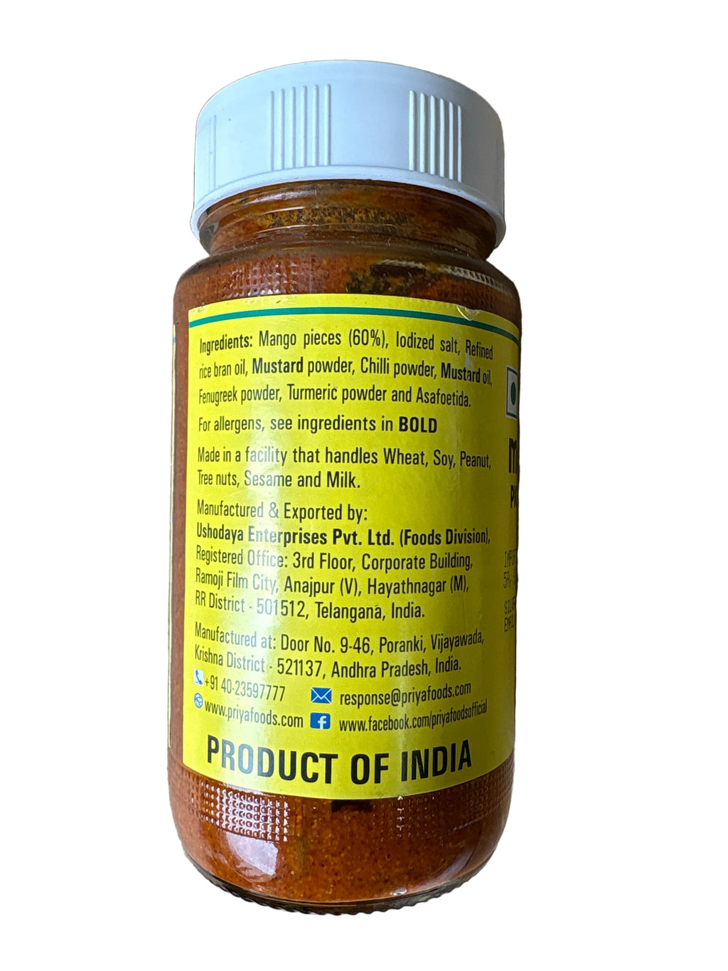 Priya Pickle Mango Avakaya 300g