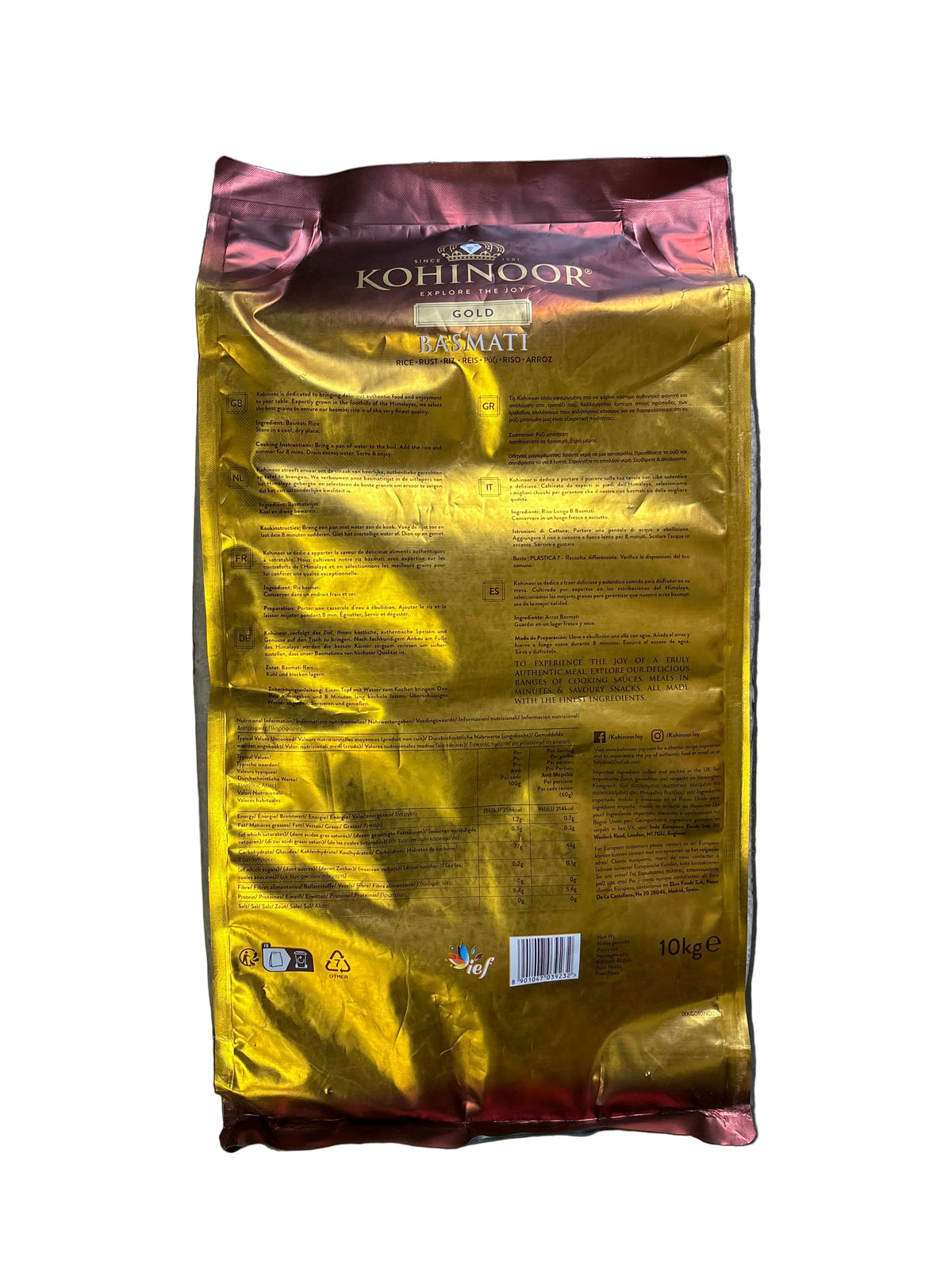Kohinoor Gold Basmati Rice 10kg