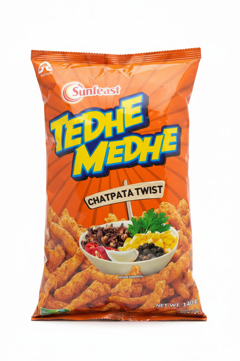Sunfeast Tedhe Medhe Chatpata Twist 140g Mix & Match 2 For £2