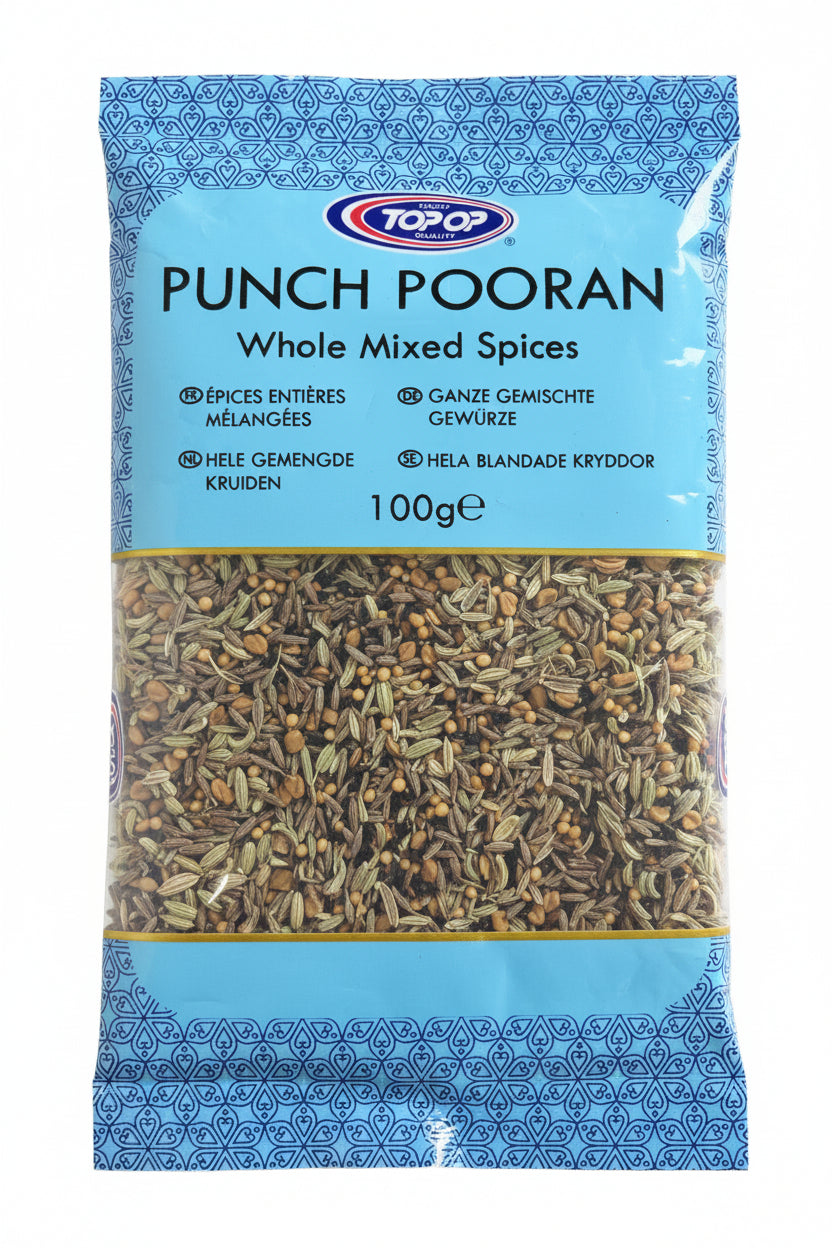 Top Op Punch Pooran Mixed Spices Whole 100g