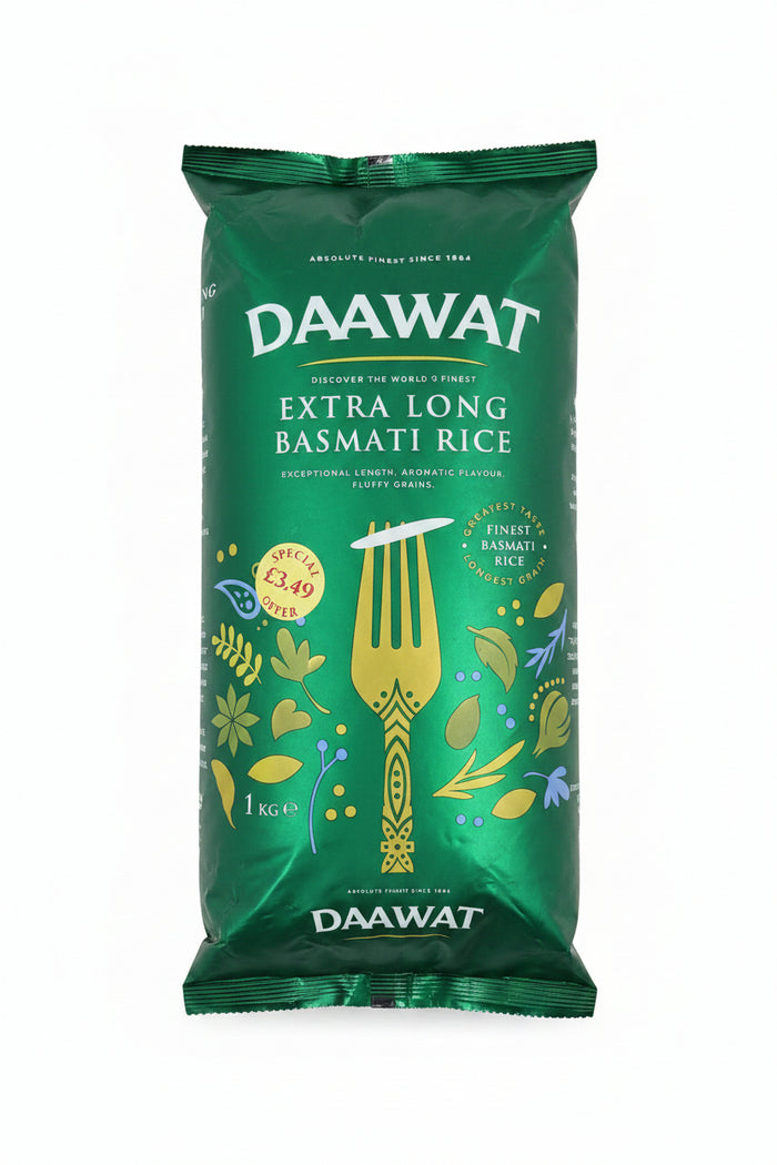 Daawat Extra Long Basmati Rice 1kg