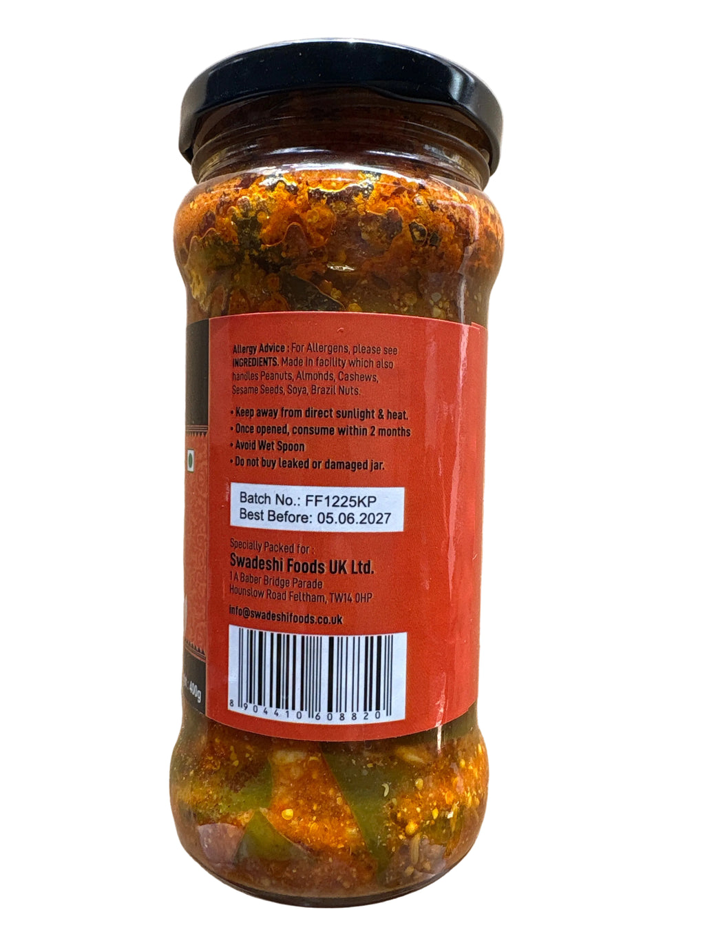 Food Factory Punjabi Mango Pickle 400g