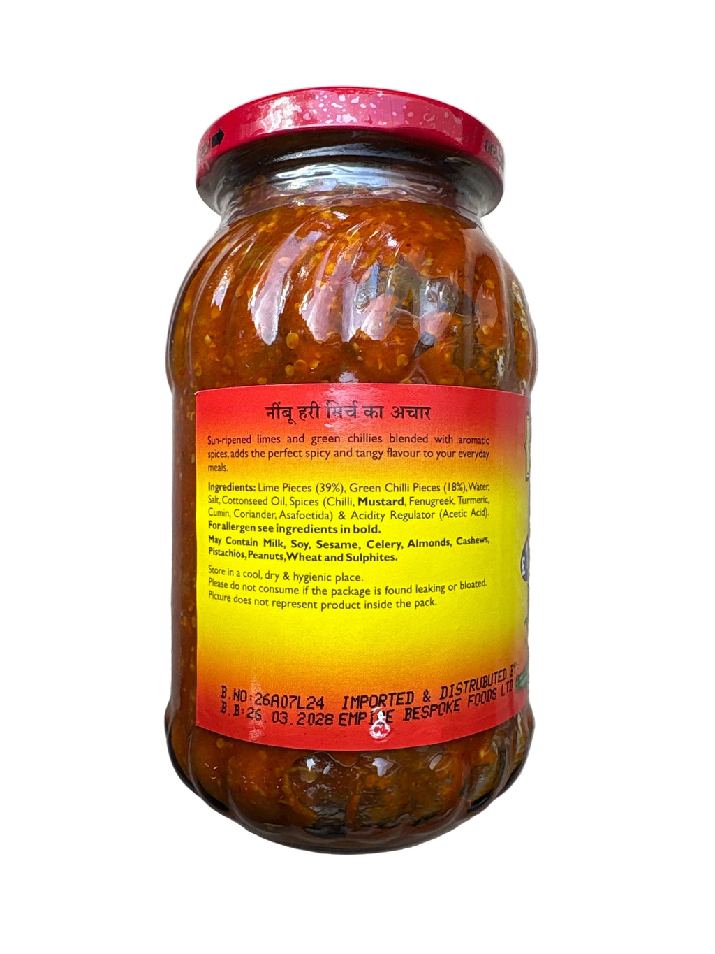 Mothers Pickle Lime Chilli 500g