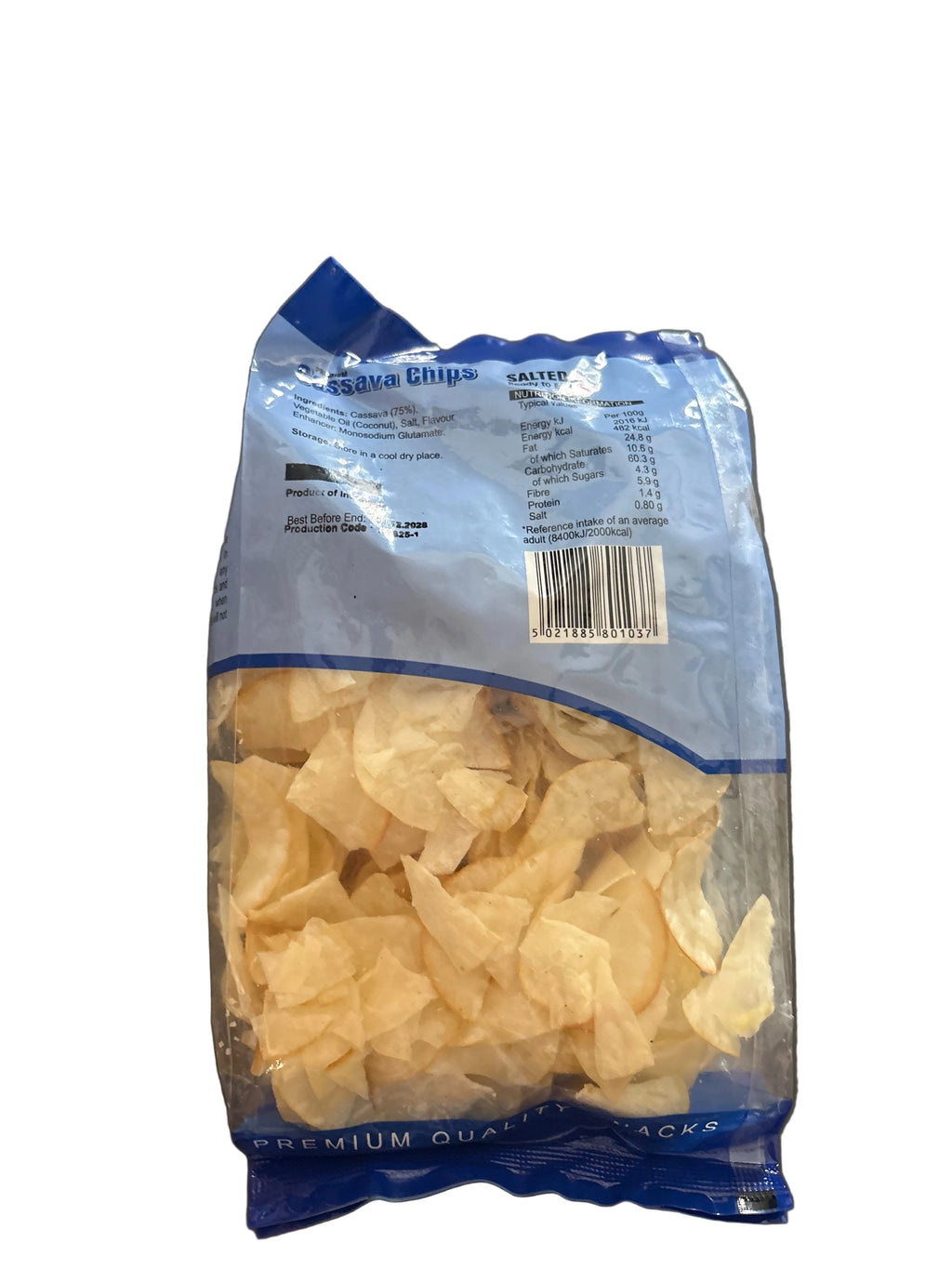 Purvi Cassava Chips Salted 200g