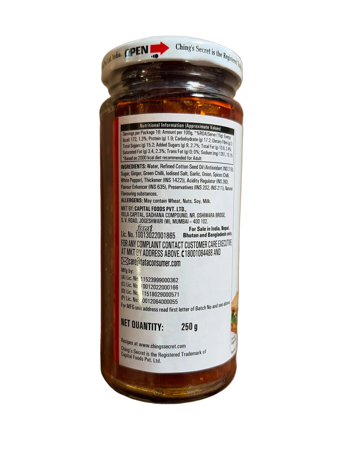 Chings Schezwan Chutney 250g