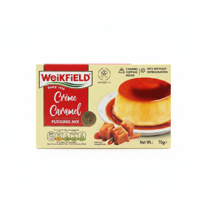 Weikfield Caramel Pudding Mix Vegetarian 70g