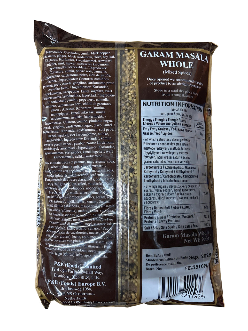 Heera Garam Masala Whole 700g