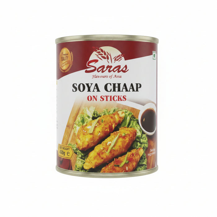 Saras Soya Chaap On Sticks 850g