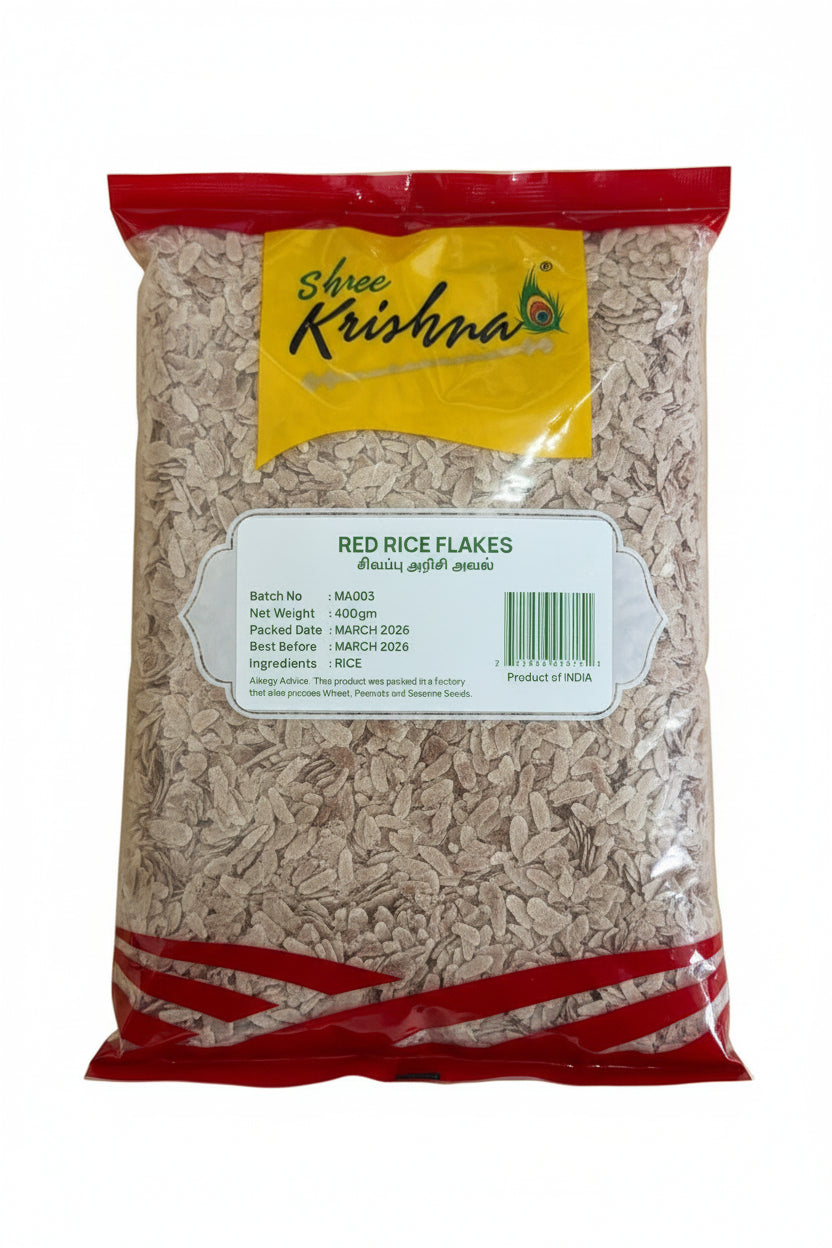 Shree Krishna Poha Red Rice Flakes 400g