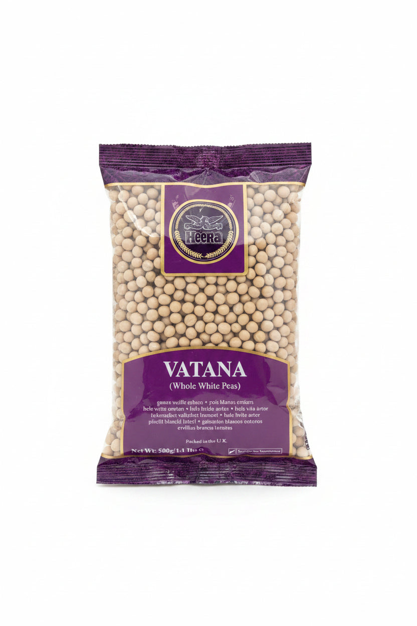 Heera Vatana Whole White Peas 500g