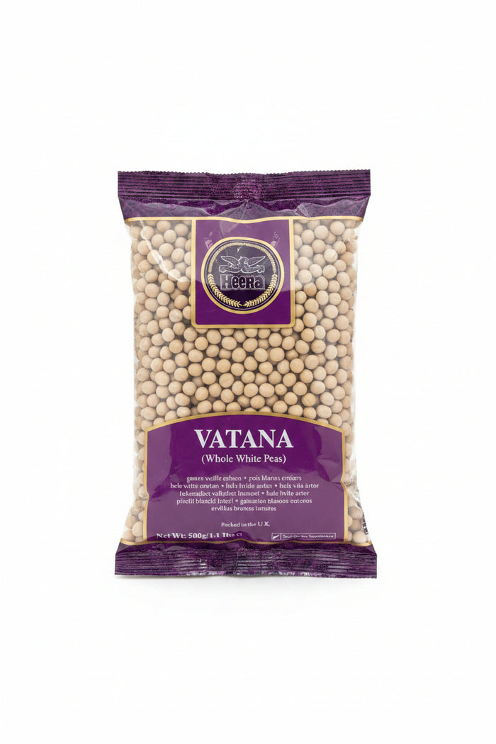 Heera Vatana Whole White Peas 500g