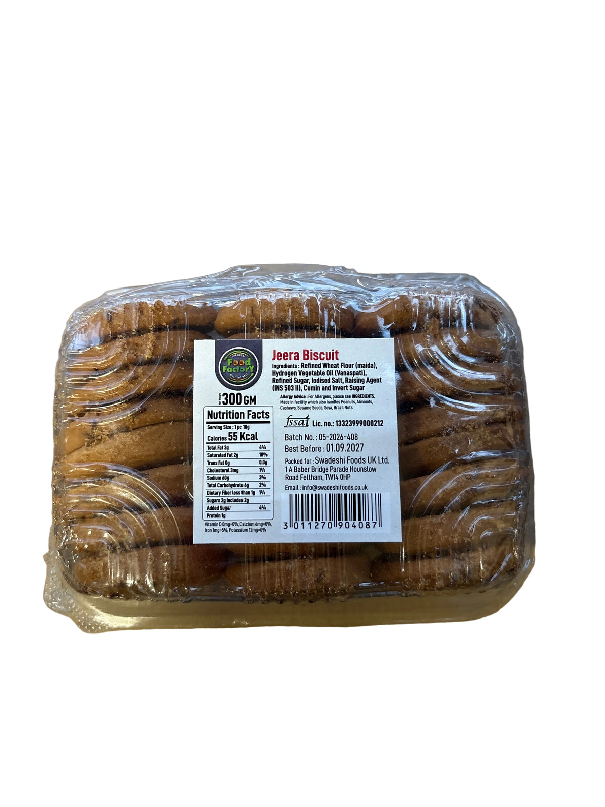 Food Factory Eggless Jeera Biscuits 300g