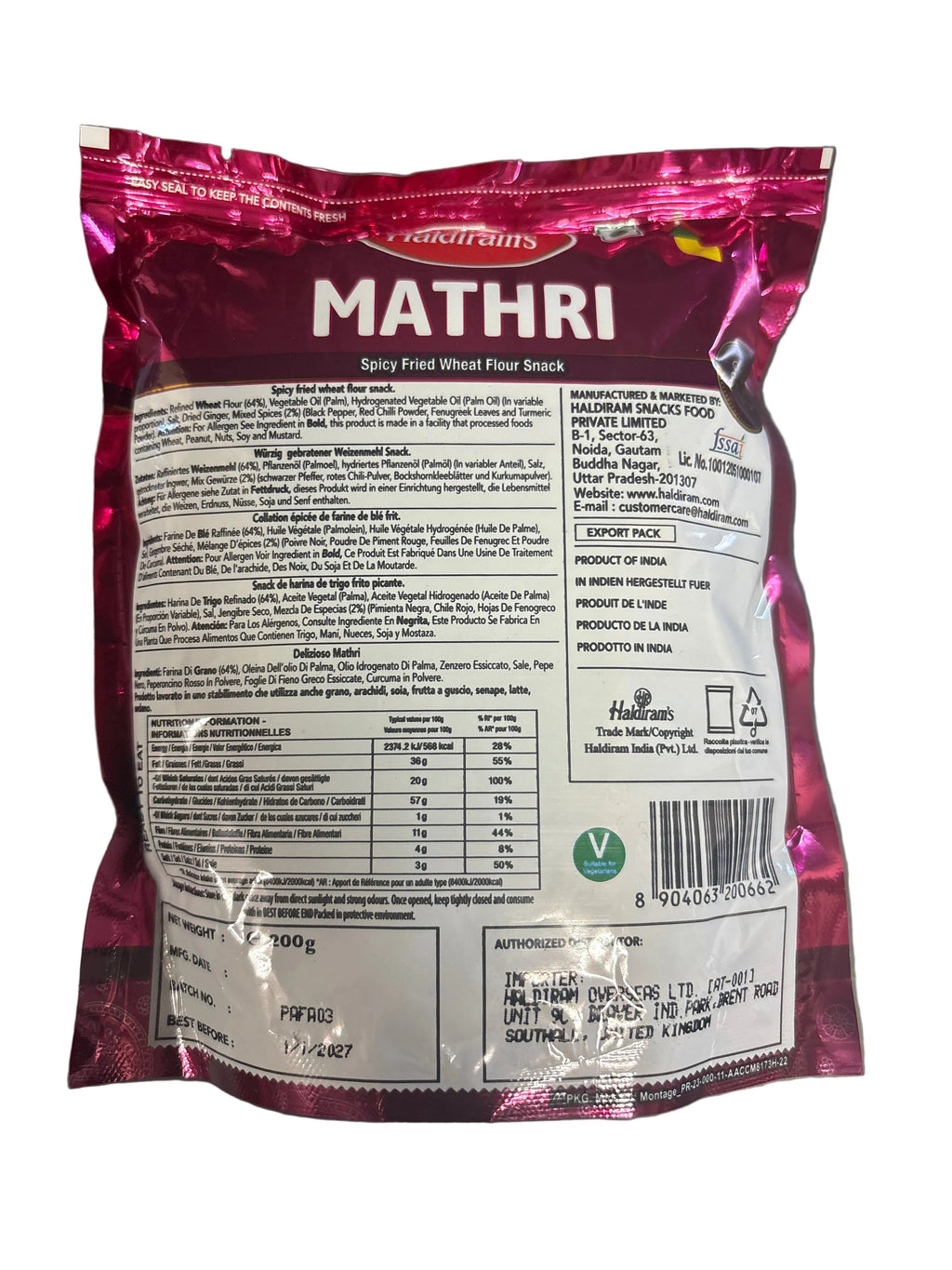 Haldirams Mathri 200g PM 99p