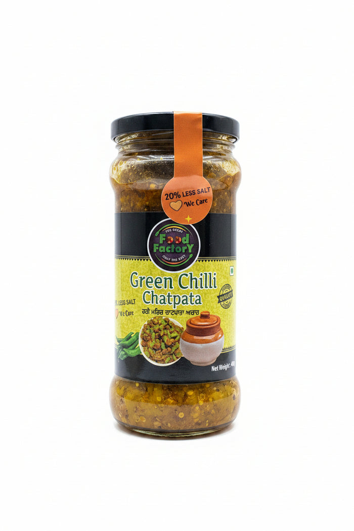 Food Factory Green Chilli Pickle 400g