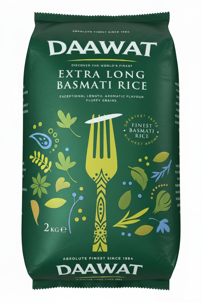 Daawat Extra Long Basmati Rice 2kg