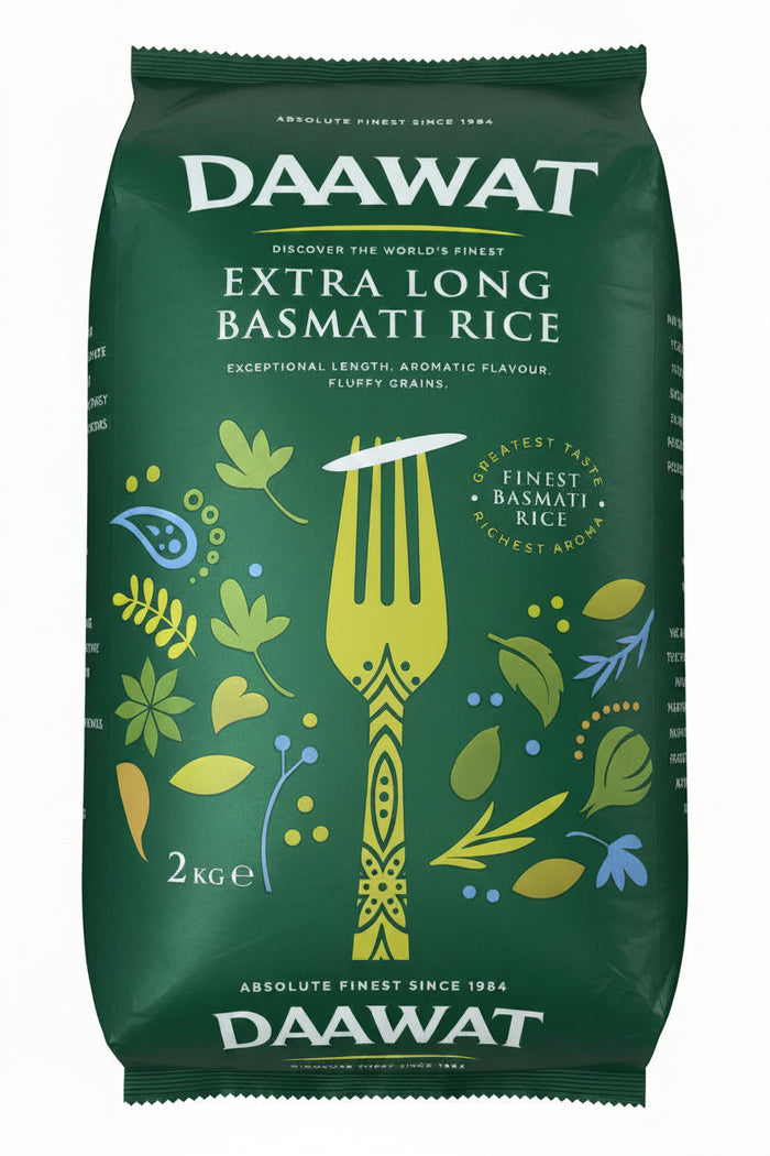 Daawat Extra Long Basmati Rice 2kg