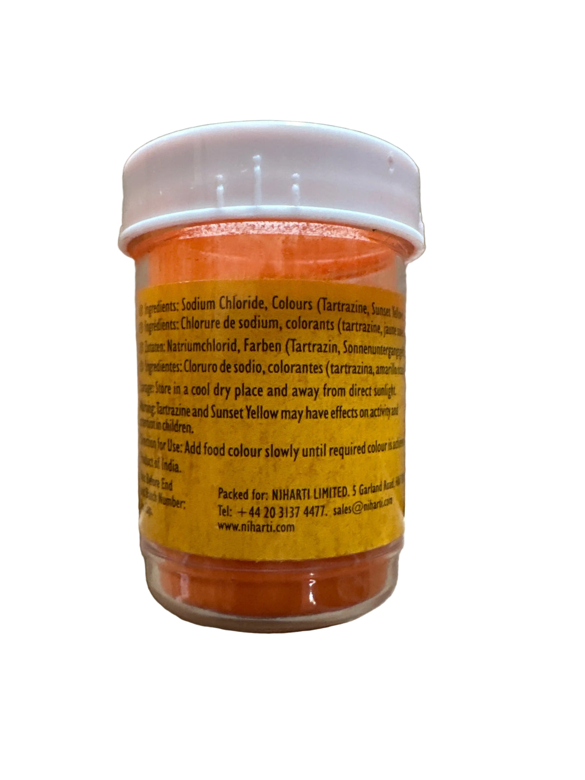 Niharti Food Colour Yellow 25g