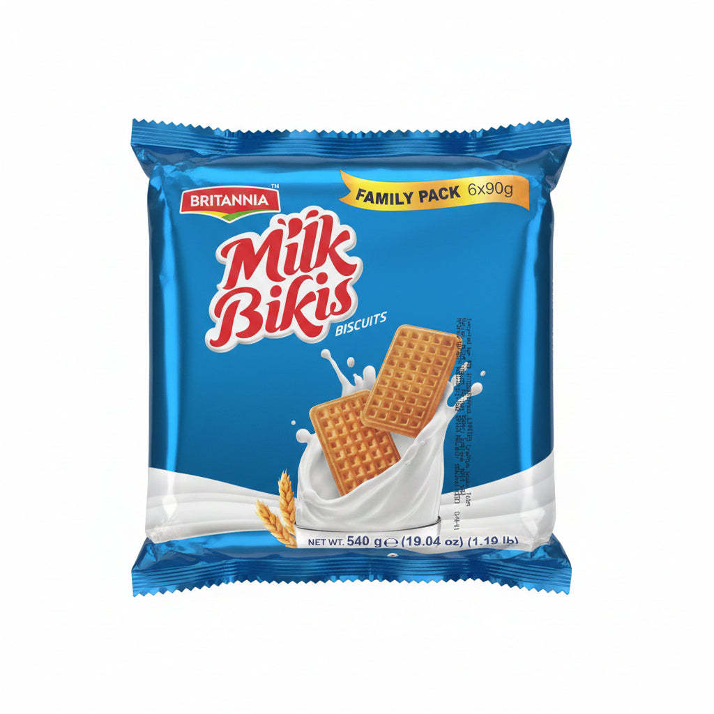 Britannia Milk Bikis Biscuits Family Pack 540g
