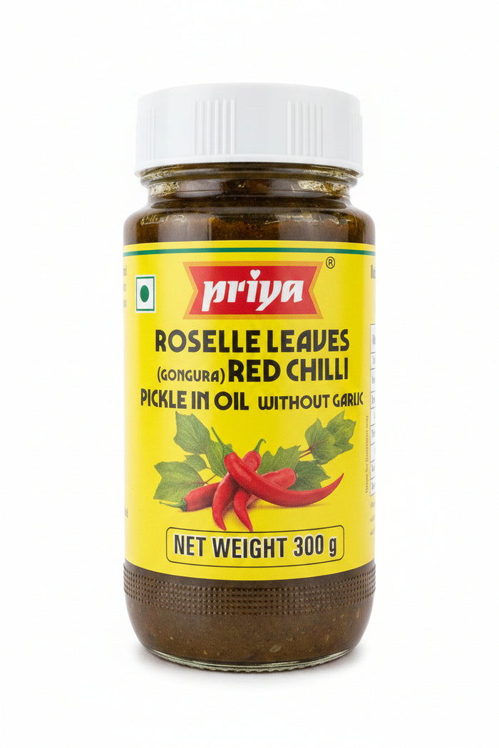 Priya Pickle Roselle Leaves Red Chilli 300g