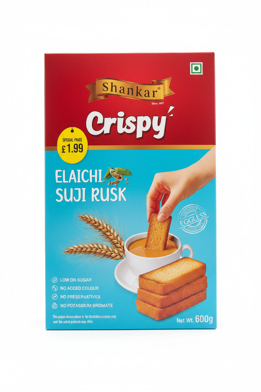 Shankar Elaichi Suji Rusk 600g