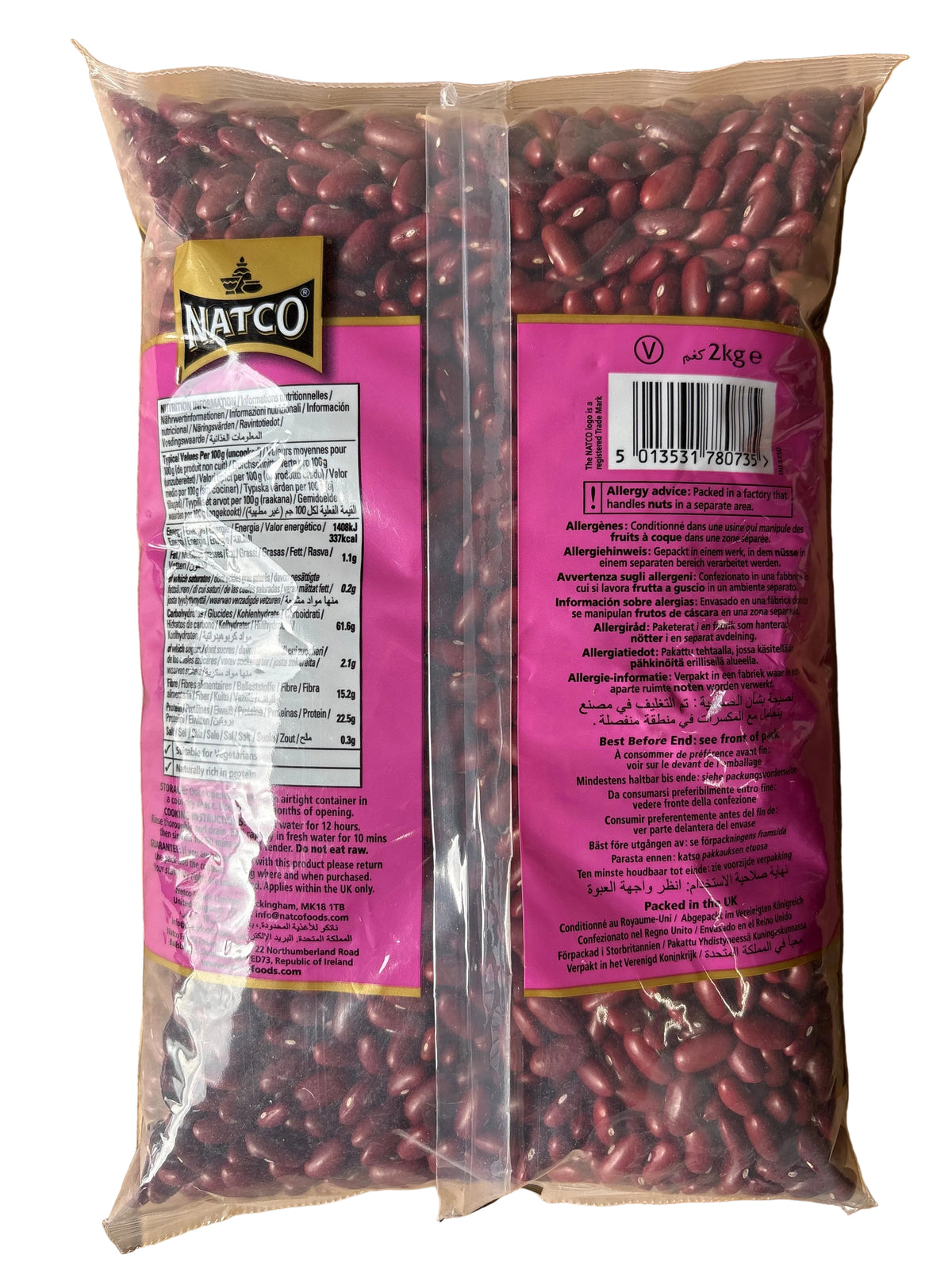 Natco Red Kidney Beans Rajmah 2kg