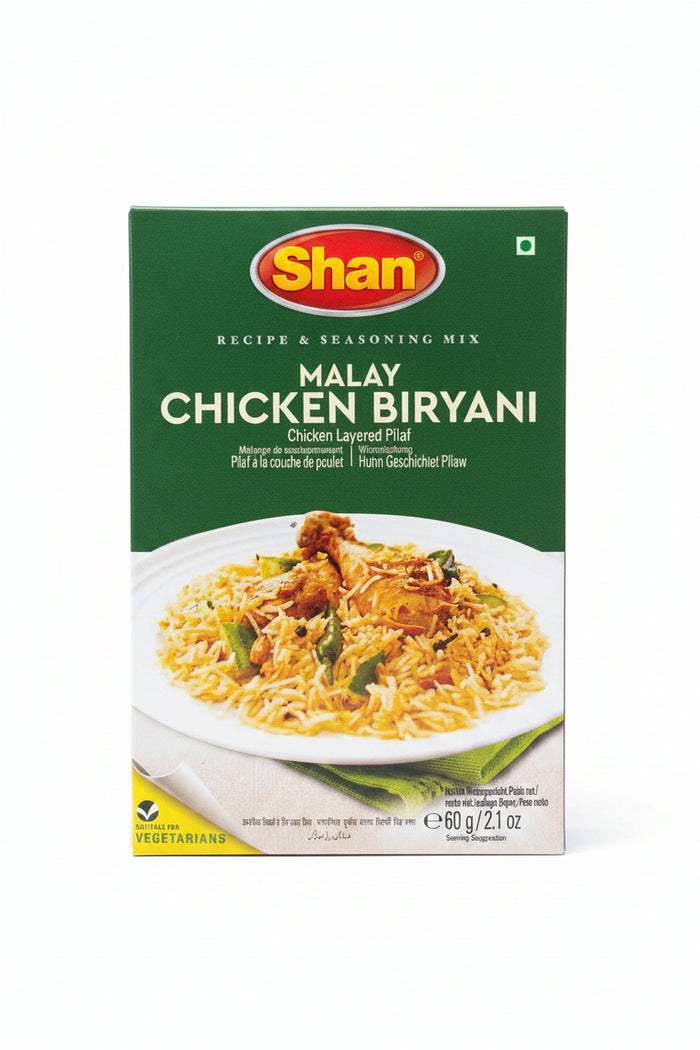Shan Spice Malay Chicken Biryani 60g  Mix & Match 2 For £2.50