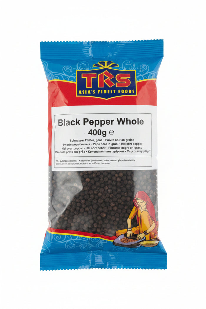 TRS Black Pepper Whole 400g