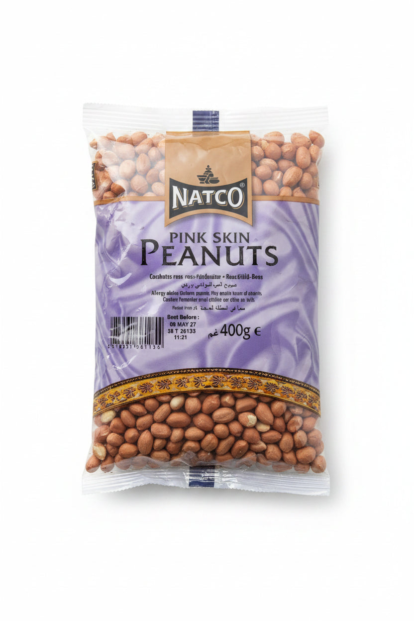Natco Pink Skin Peanuts 400g