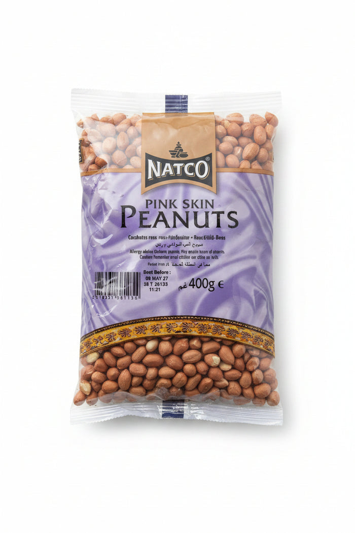 Natco Pink Skin Peanuts 400g