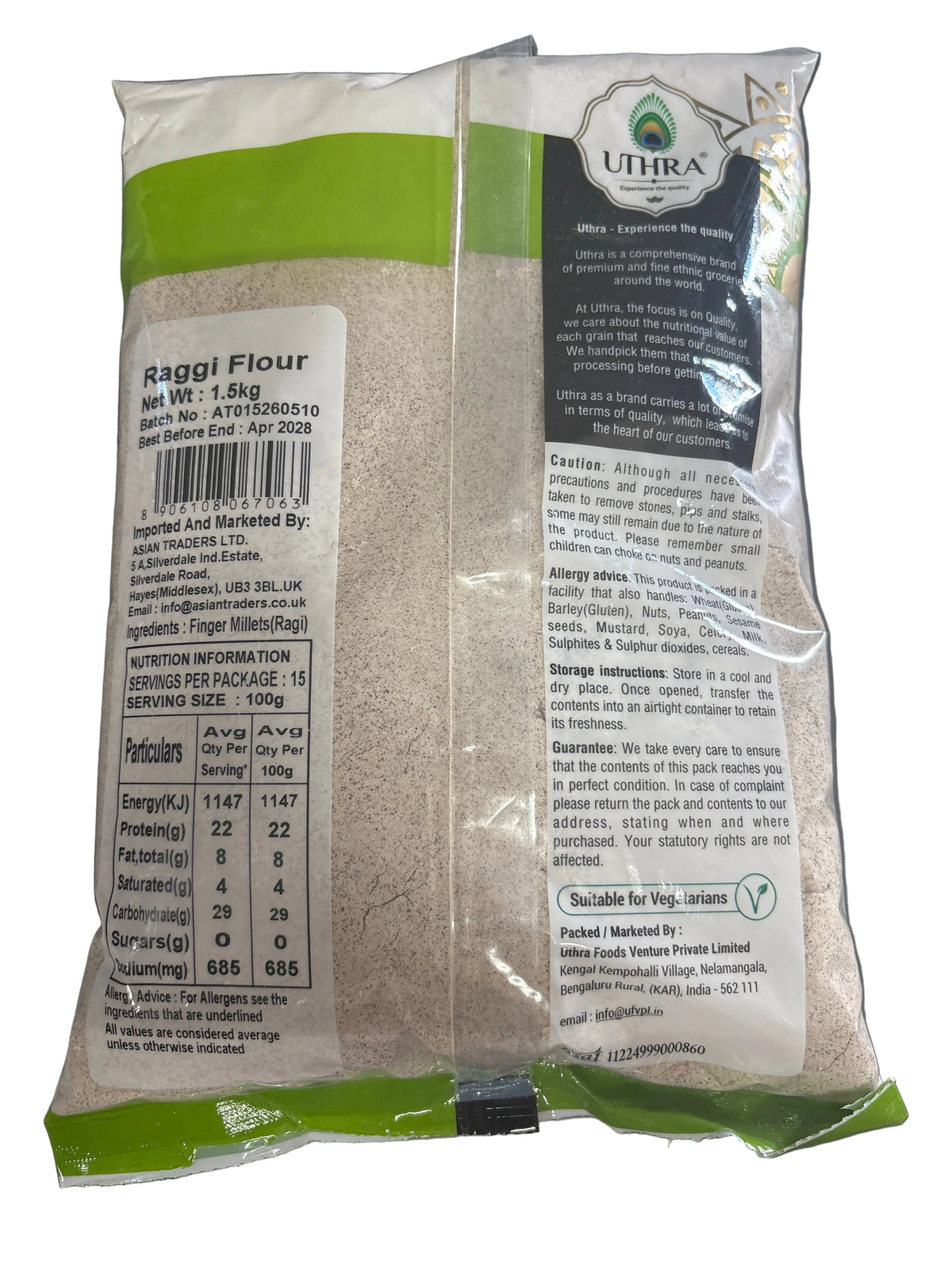 Uthra Raggi Flour 1.5kg