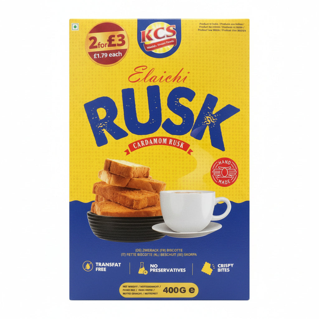 KCS Cardamom Rusk 400g