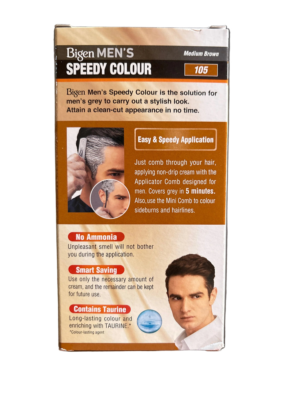 Bigen Mens Hair Colour Medium Brown 105