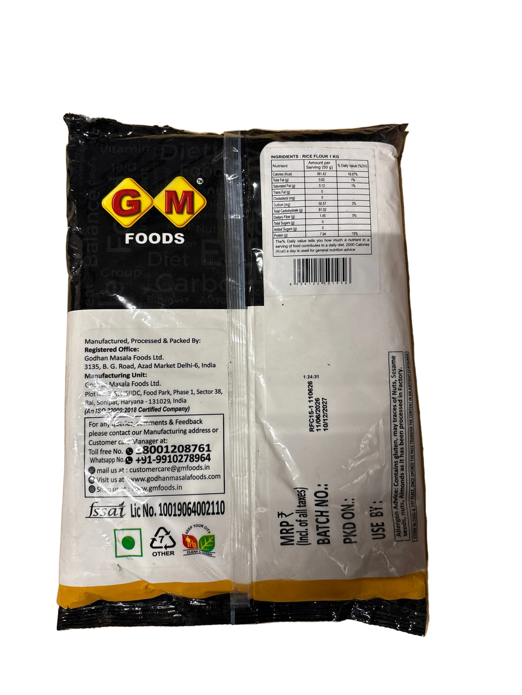 GM Foods Rice Flour 1kg