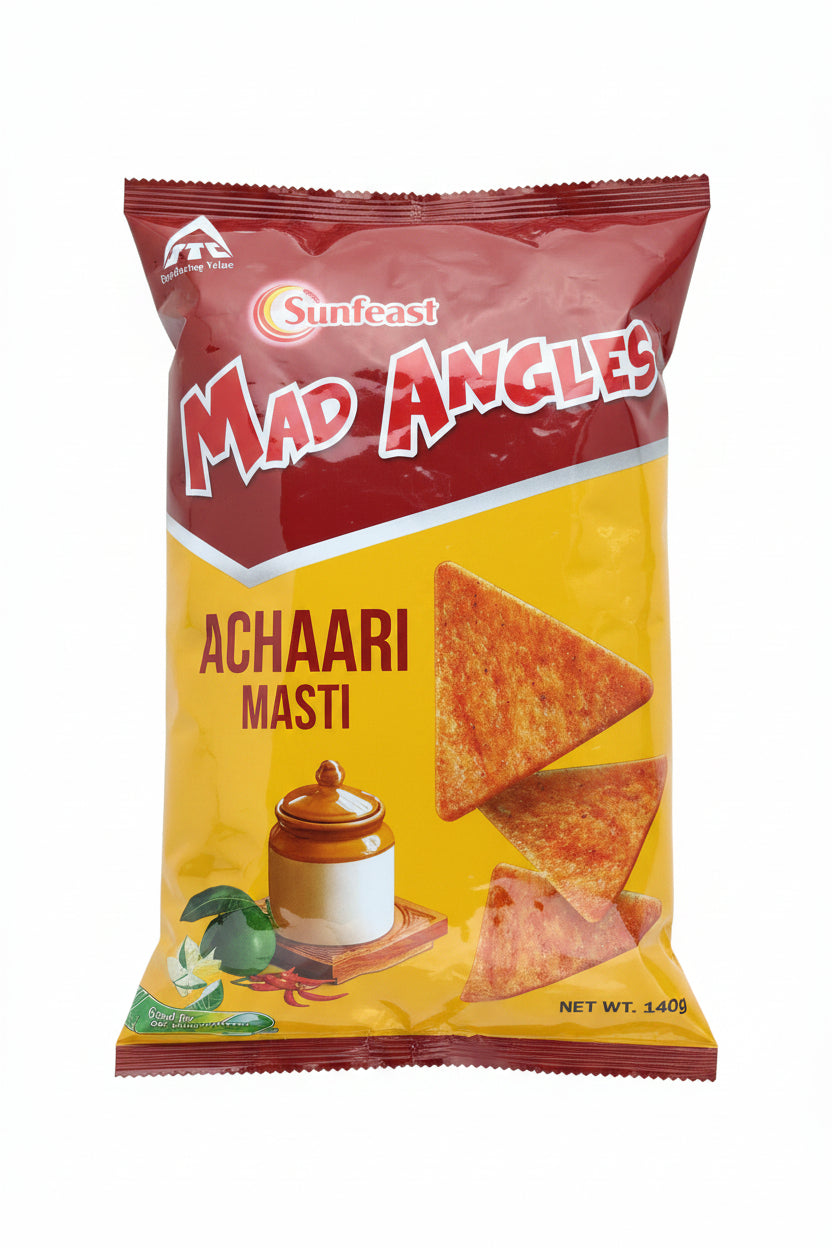 Sunfeast Mad Angles Achaari Masti 140g Mix & Match 2 For £2