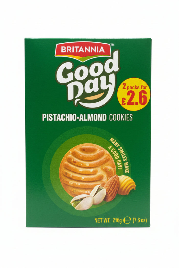 Britannia Good day Pistachio Almond Cookies 216g PM