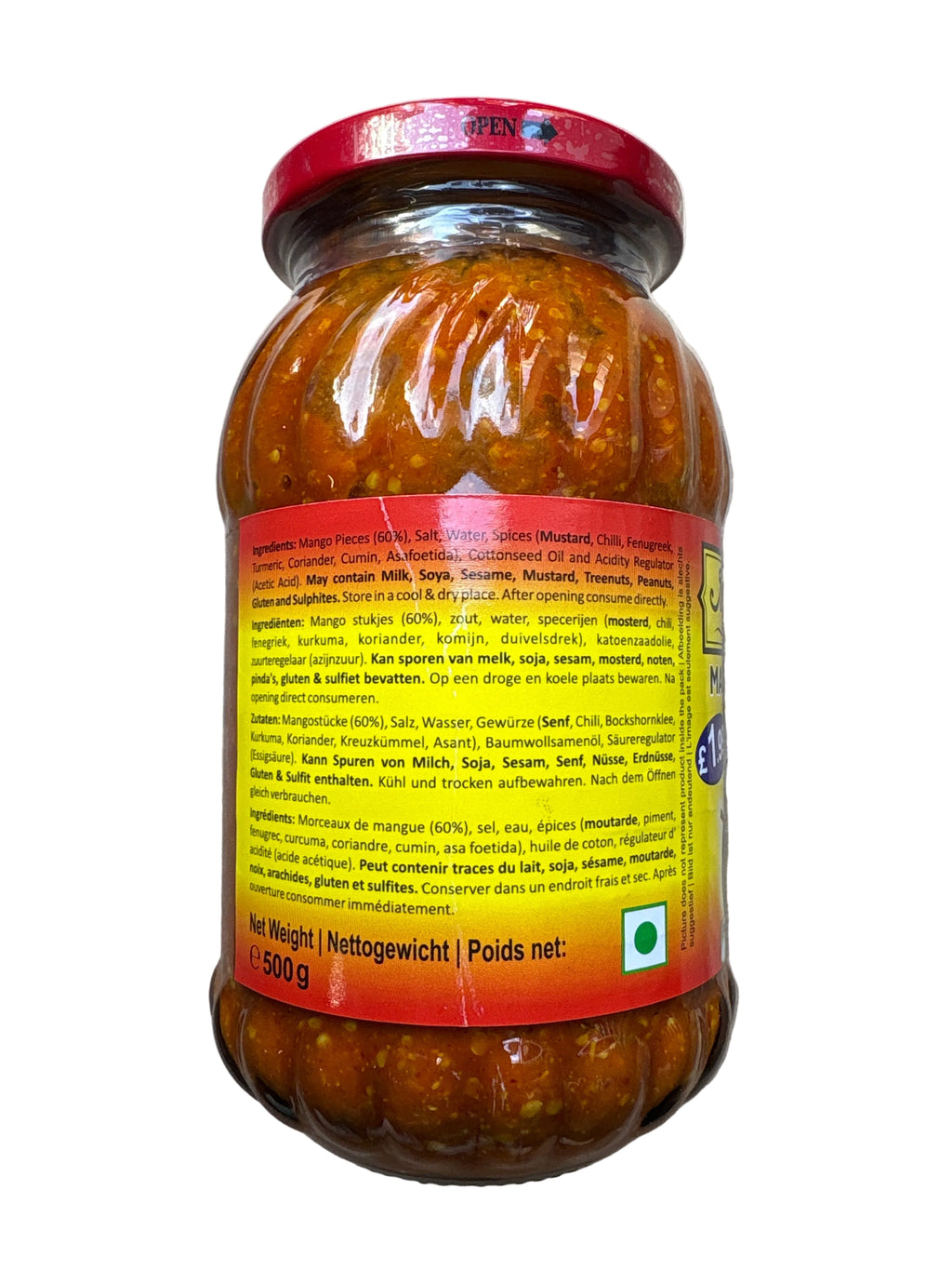 Mothers Pickle Mango Mild 500g