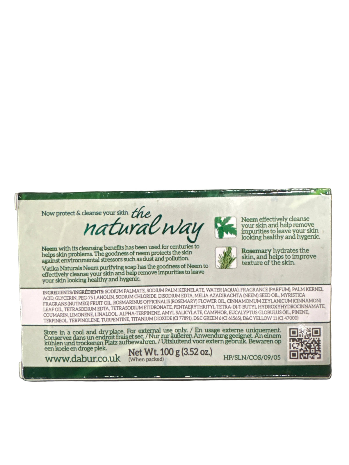 Dabur Vatika Neem Soap 100g