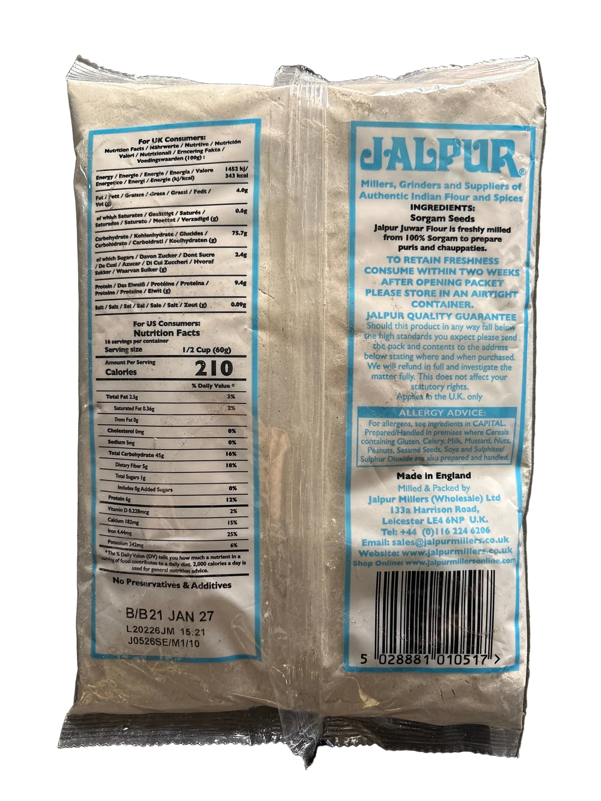 Jalpur Juwar Flour 1kg