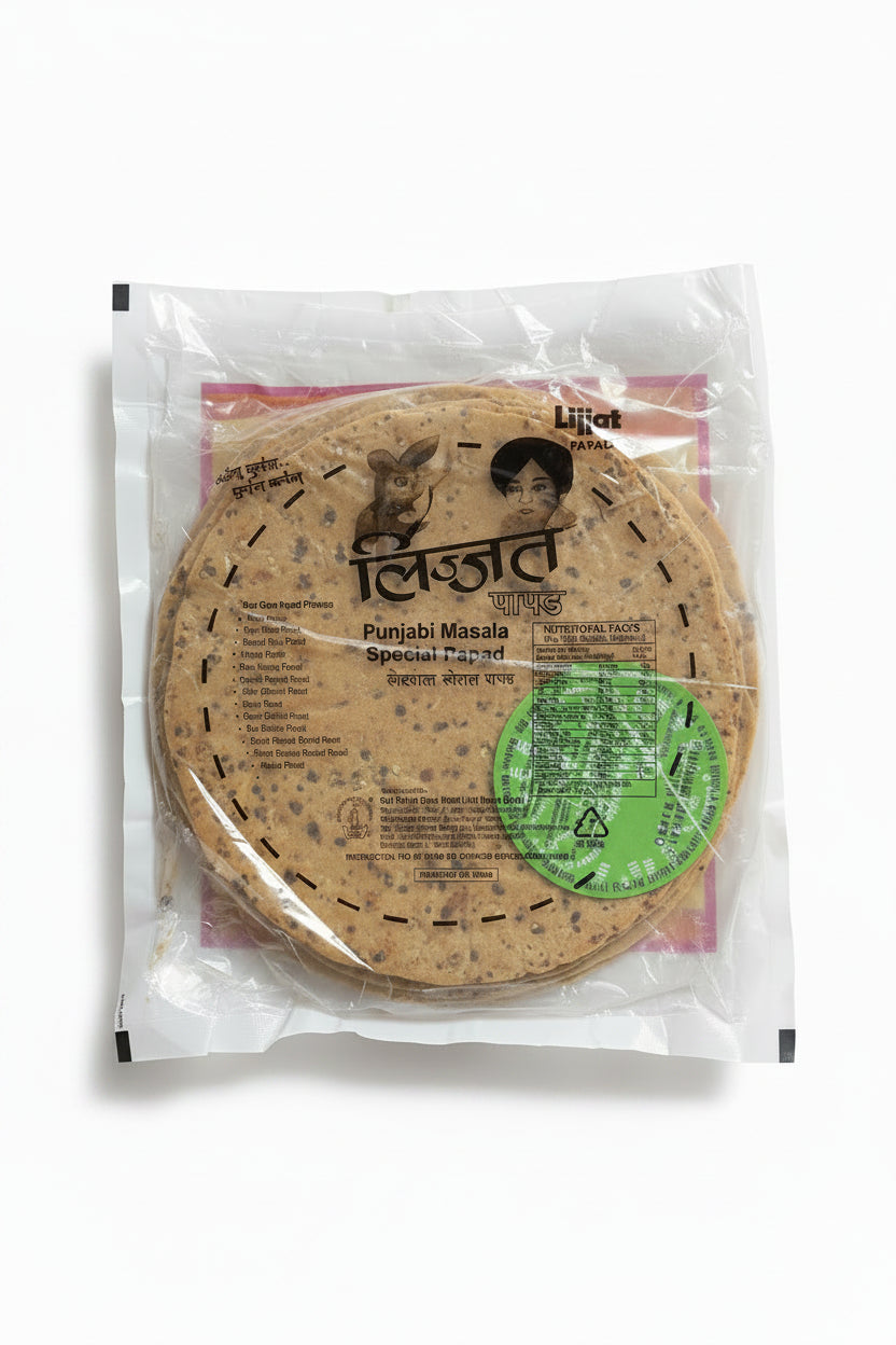 Lijjat Papad Punjabi Masala 200g