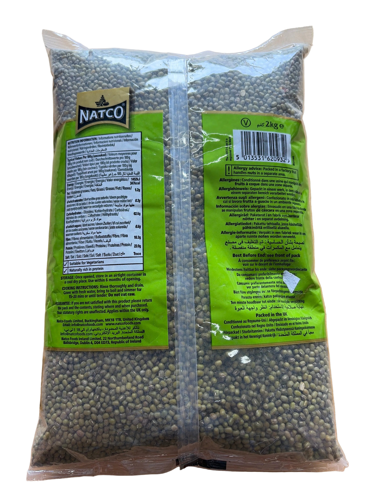 Natco Mung Beans 2kg
