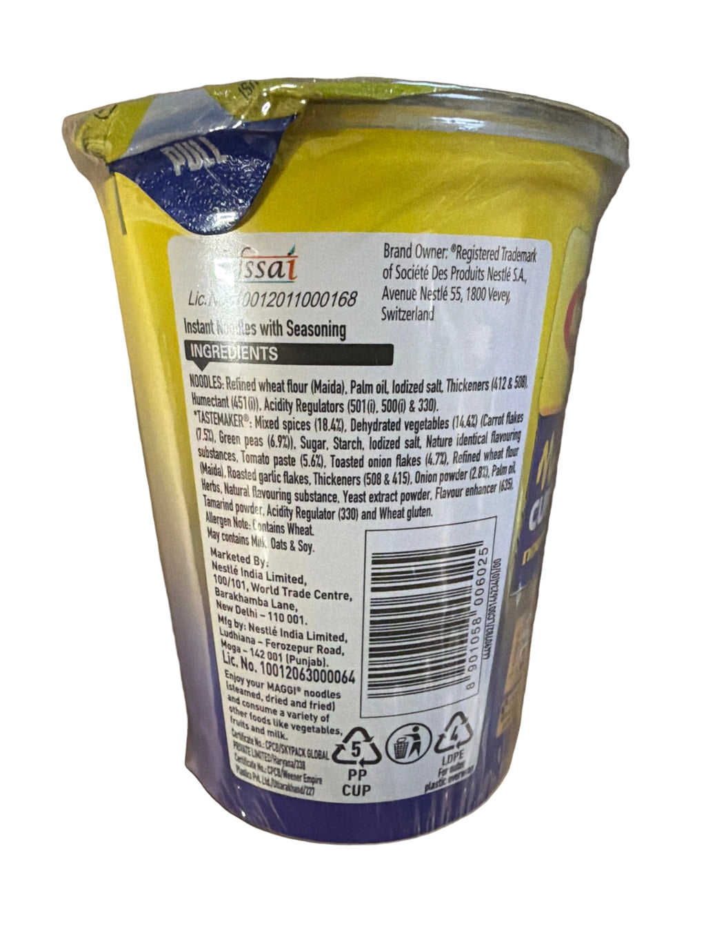 Maggi Noodles Masala Cuppa 70.5g