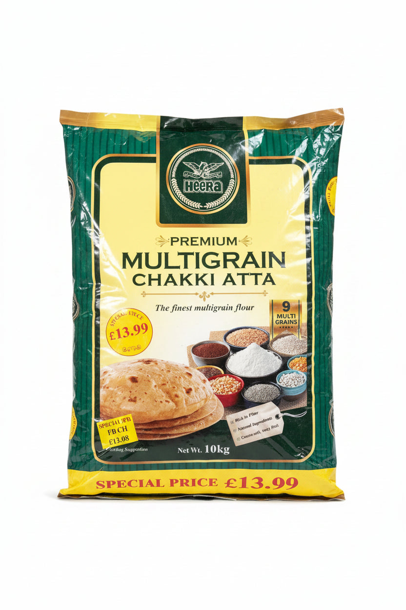 Heera Whole Wheat Multigrain Flour 10kg